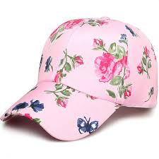 Floral Mesh Baseball Cap Hanker Hats Baseball Cap Summer Mesh Baseball Cap Baseball Cap