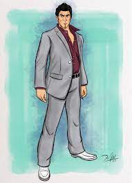 Dave's Sketchbook — Kazuma Kiryu, protagonist of the Yakuza video game...
