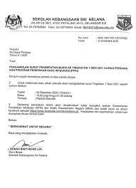 Semakan boleh dibuat secara online menerusi pautan berikut: Sk Sri Kelana Makluman Pengambilan Surat Penempatan Murid Ke Tingkatan 1 Facebook