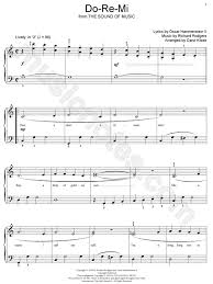 Do Re Mi From The Sound Of Music Sheet Music Easy Piano In C Major Transposable Download Print Sheet Music Download Sheet Music Sound Of Music