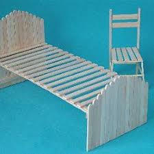 Doll Clothes Patterns Popsicle Stick Houses Barbie Furniture Dollhouse Bed