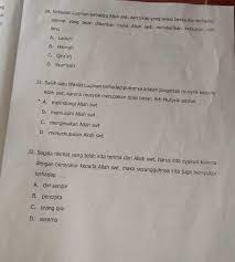 Kunci jawaban kelas 6 tema 4 halaman 52, 53, 54,. Pendidikan Agama Islam Kelas 5 Brainly Co Id