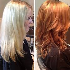 Add Warmth And Dimension To Your Hair Copper Looks Amazing When Combined With Strategically Placed Highlights And Lowlights On A 7 Level Base I Opt For Red Blonde Hair Hair