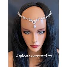 Head Jewelry ACEDRE Rhinestone Head Chain