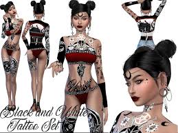 Tattoos · ssb traditional colour tattoo. Sims 4 Tattoos Tumblr Sims4mods