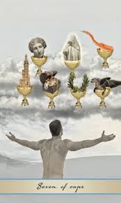 What seven of cups means in the tarot. Card Meaning Of Seven Of Cups Lotus Tarot