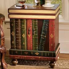 Bladwell End Table With Storage Wooden Side Table Book Furniture Decor