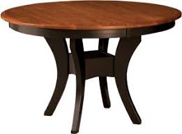 Perhaps pedestal are designed to be out of the way and only in the center of the table, so it does not it is more than enough. Amish Pedestal Dining Tables Amish Made Pedestal Dining Tables