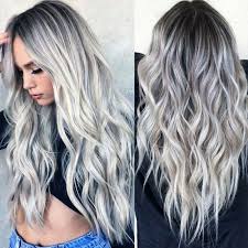 Here, three stunning women from silver hair: Women Girl Black Gray Ombre Color Synthetic Hair Wigs Wave Silver Grey Fashion Ebay