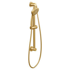 Check spelling or type a new query. Moen Eco Performance Showerhead Handheld Shower Brushed Gold 3868epbg Rona