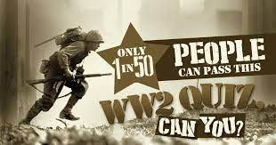 Oct 26, 2010 · this ww2 quiz contains questions about world war ii, major battles, incidents and events during this devastating period of the history. Only 1 In 50 People Can Pass This Ww2 Quiz Can You Brainfall
