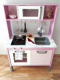 Diy Duktig Ikea Kitchen Hack In Pink And Grey Decor From Panduro Girl Edition Ikea Kids Kitchen Ikea Toy Kitchen Ikea Play Kitchen
