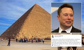 All of the material evidence, though, proves conclusively that they were. Egypt Invites Elon Musk To See Great Pyramids After He Tweeted They Were Built By Aliens Obviously Daily Mail Online