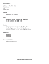 Resume format choose the right resume format for your needs. Chronological Ats Resume Template