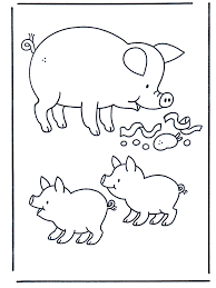 Make a fun coloring book out of family photos wi. Free Printable Pig Coloring Pages For Kids