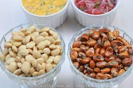 Ecuadorian Snacks Of Tostado Or Toasted Corn Nuts And Lupini Beans Or Chochos Snacks Recipes Healthy Recipes