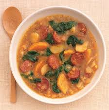 Sweet Potato And Sausage Soup Recipe Epicurious Com Sausage Soup Recipes Soup Recipes Sweet Potato Soup