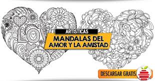 Los mandalas están cargados de energia, significado y simbolismo que equilibran los chakras y serenan la mente. Mandalas Del Dia Del Amor Y La Amistad Material Para Maestros