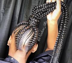 You should not hesitate to rock this amazing hairstyles we have selected for you below. Pin By Tati On Hair Feed In Braids Ponytail Braided Ponytail Black Hair Braided Ponytail Hairstyles