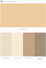 Harvest Time Light Breeze Pearly Gates Cafe Royal Alexandria Beige Perfect Paint Color Cafe Exterior Beige Color Palette