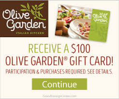 We did not find results for: Free 100 Olive Garden Gift Card