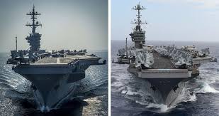 Nimitz Class Aircraft Carrier Vs Gerald R Ford Class Aircraft Carrier Aircraft Carrier Fighter Jets Uss Nimitz