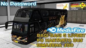 Apa saja livery nya simak vidionya sampai selesai. Share 5 Livery Po Haryanto Bus Bimasena Sdd Super Keren Link Mediafire Youtube