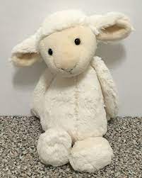 Jellycat I Am Bashful Lamb Medium 12 Cream Beige Plush Stuffed Animal Jellycat Jellycat Lamb Cute Fashion