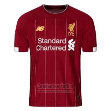 Camiseta de la portero equipación liverpool 2020/2021 negro. Camiseta Liverpool Primera 2019 2020 Futbol Replicas Camisetas Camisa De Futbol Camisetas De Futbol