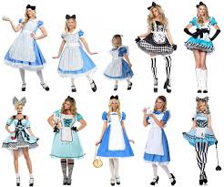 Alice in wonderland mad tea party favor kraft bags with playing card suits and ribbon. The Best Alice In Wonderland Costumes On This Side Of The Looking Glass Costume Guide Halloweencostumes Com Blog