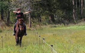 Stages D Equitation Insolite Le Tir A L Arc A Cheval
