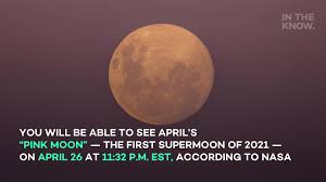 April's full moon is widely known as the full pink moon, even though it doesn't actually turn pastel pink as the name suggests. I Vsh Snbjxhqm