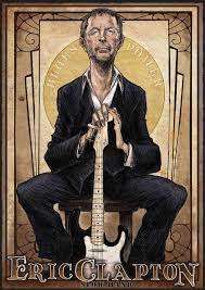Eric Claptonillustrationslow Hand Etsy In 2021 Blues Music Poster Eric Clapton Rock N Roll Art