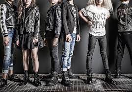 Rock Star Kids Style At Diesel Kids Fashion Punk Dress Girl Fashion