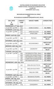 Cbse 10th exams were supposed to be conducted in april month but they were canceled. Cbse 10th 12th Board Exam Dates Out Re Scheduled Between July 1 And July 15 Amid Covid