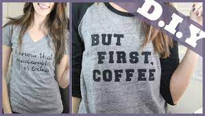 Printable hand lettering worksheets that you can instantly download and print at home or use for ipad lettering practice. Diy How To Make Your Own T Shirt With Text Two Different Methods But First Coffee Youtube