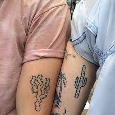 Pineapple tattoo ideas for women. Cactus Tattoos For Best Friends Tattoogrid Net