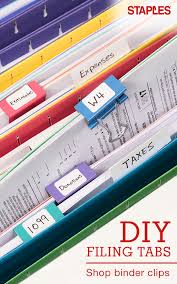 Staples Mini Colored Binder Clips 3 5 Size With 1 4 Capacity At Staples School Office Organization Home Office Organization Organizing Paperwork