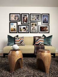 50 Cool Ideas To Display Family Photos On Your Walls Family Room Design Family Photo Wall Apartment Decor