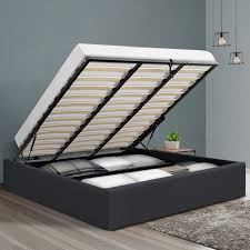 What are the dimensions of a king size bed frame. King Size Gas Lift Bed Frame Base With Storage Platform Fabric Buy King Size Bed Frame 9350062194843