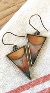 Wood Resin Earrings Wooden Dangle Earrings Statement Etsy In 2021 Wood Resin Jewelry Making Resin Jewellery Resin Jewelry Diy