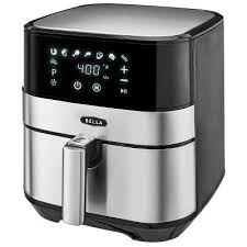 Bella 5 3qt Digital Air Convection Fryer Stainless Steel Silver Air Fryer Air Fryer Recipes Easy Air Fryer Recipes Chips
