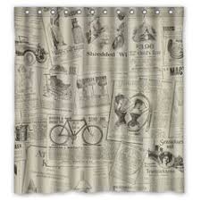 Pin On Vintage Shower Curtain