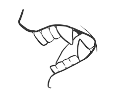 How To Draw Sharp Teeth And Have Them Make Sense A Tutorial Mouth Drawing Drawing Illustrations Art Reference Poses