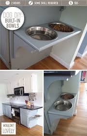 Diy Built In Dog Bowls Home Diy Diy Kitchen Diy Stuffed Animals