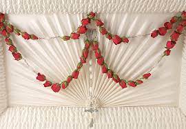 They named it knopke funeral home. Funeral Flowers Petite Red Roses Rosary