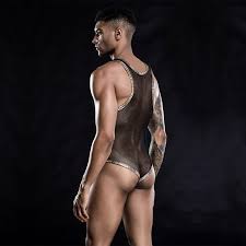 Mens Bodysuit Lingerie Erotic Porno Costumes Sex Harness Belt Clubwear Mesh  Leotard Penis Pouch Undershirts Wrestling Singlet - AliExpress