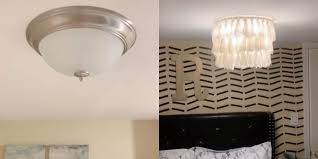 This Viral Tiktok Shows How To Cover Flush Mounts With A Chandelier Diy