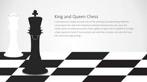 king and queen chess puzzle shapes for powerpoint