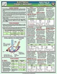 Electrical Conduit Bending Quick Card New Pamphlet By Richard Iadevaia Conduit Bending Electrical Conduit Electrical Projects